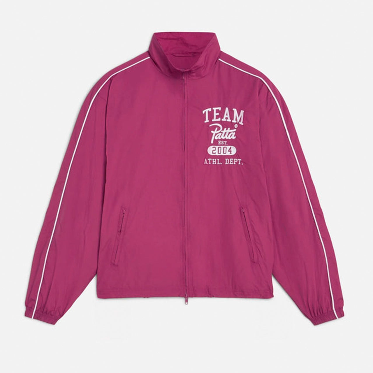 Patta Athletic Nylon Track Jacket - Boysenberry