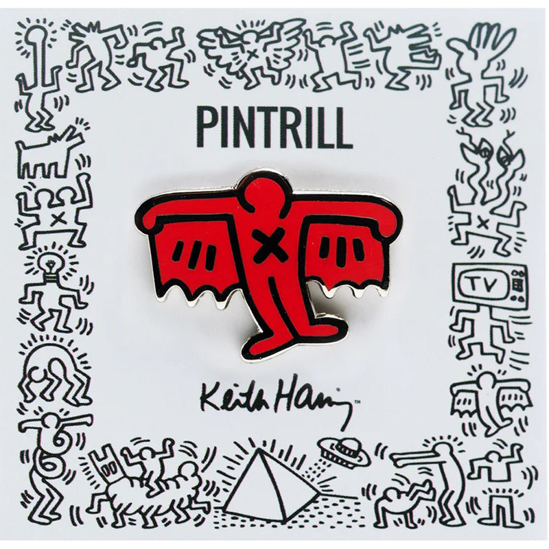 Keith Haring - Bat Demon Pin
