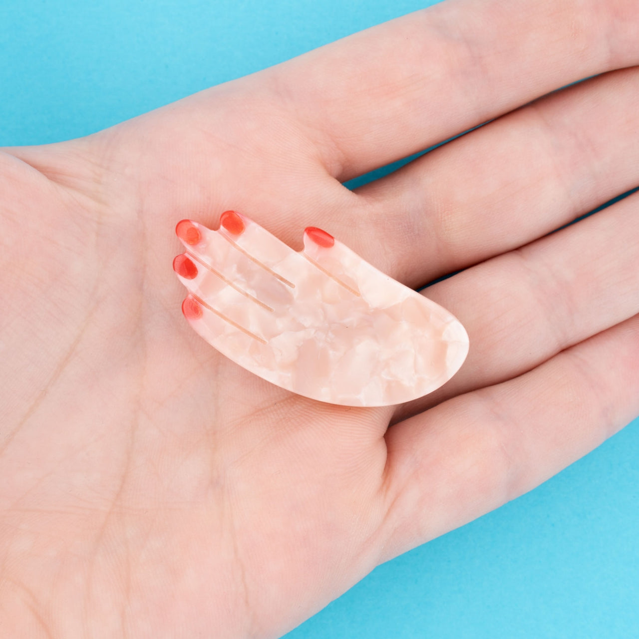 Barrette - Main Blanc