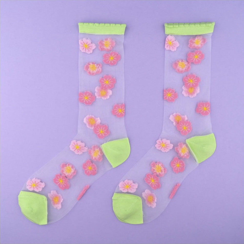 Calcetines Transparentes - Sakura