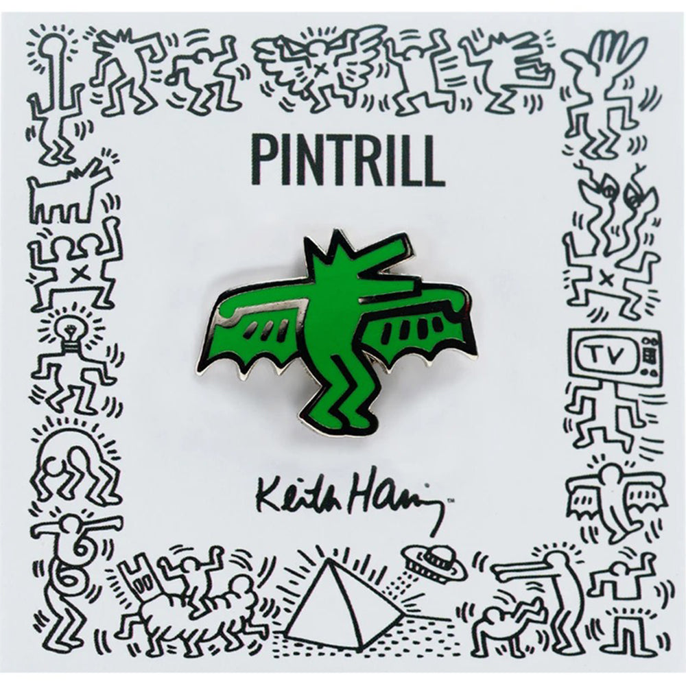 Keith Haring - Demon Dog Pin