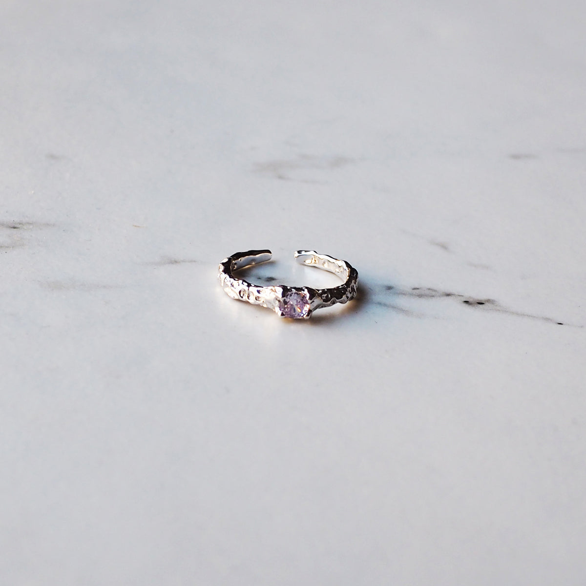 Anillo Muy Orgánico Piedra Lila
