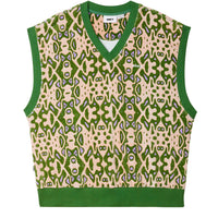 Odessa Velour Vest - Dark Cedar Multi