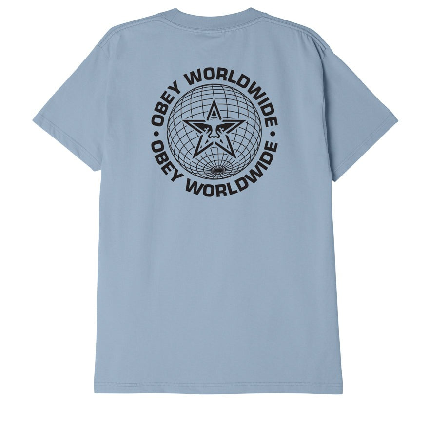 Worldwide Globe Classic T-Shirt - Good Grey
