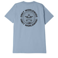 Wordwide Globe Classic T-Shirt - Good Grey