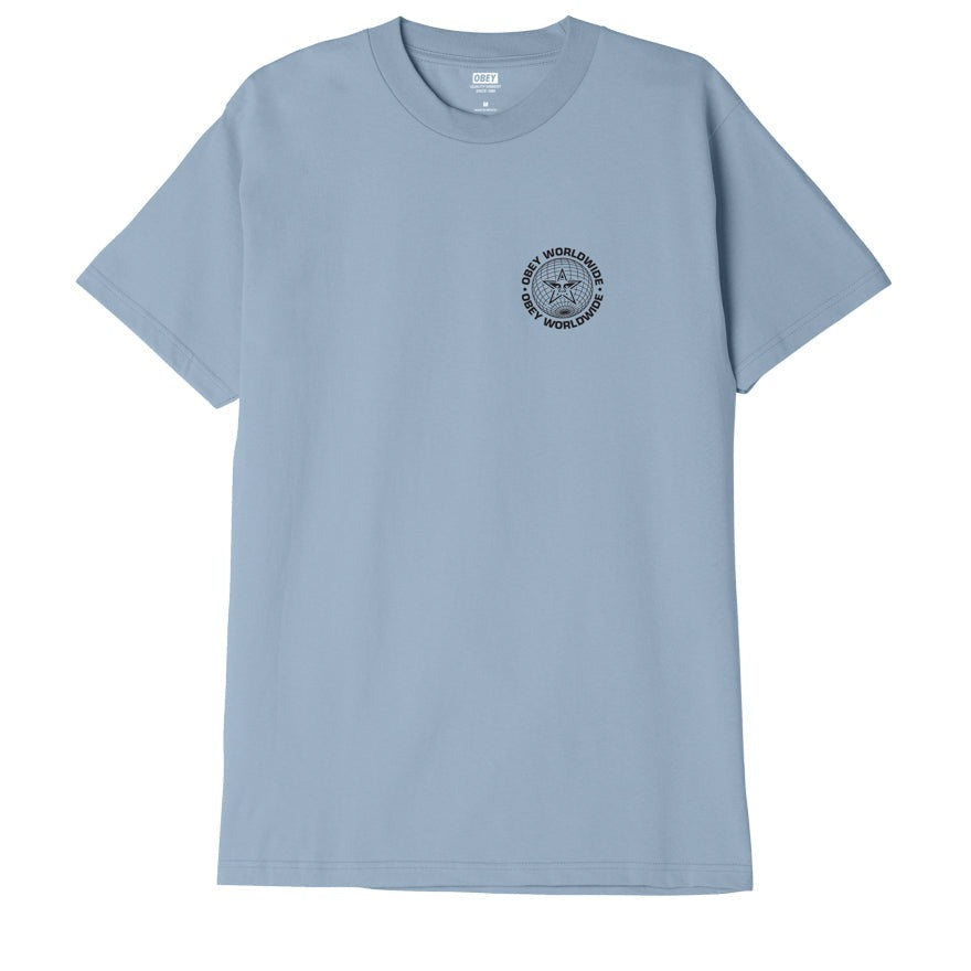 Worldwide Globe Classic T-Shirt - Good Grey