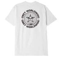 Wordwide Globe Classic T-Shirt - White