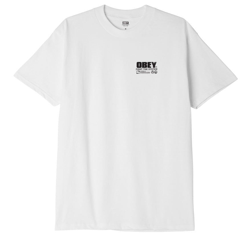 Obey Fight The System - White