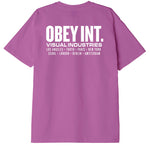 Int. Visual Industries Heavyweight T-Shirt - Mulberry Purple