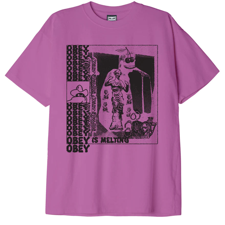 Is Melting T-Shirt - Mulberry Purple