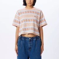 Esther Cropped T-Shirt - Peach Sand