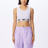 Lisa Rib Tank - Digital Lavander