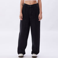 Leah II Baggy Denim - Dusty Black