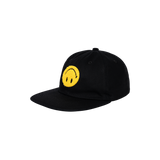Smiley® Upside Down 6 Panel Hat - Black