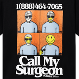 Smiley® Call My Surgeon T-Shirt - Black