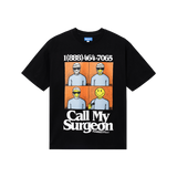 Smiley® Call My Surgeon T-Shirt - Black