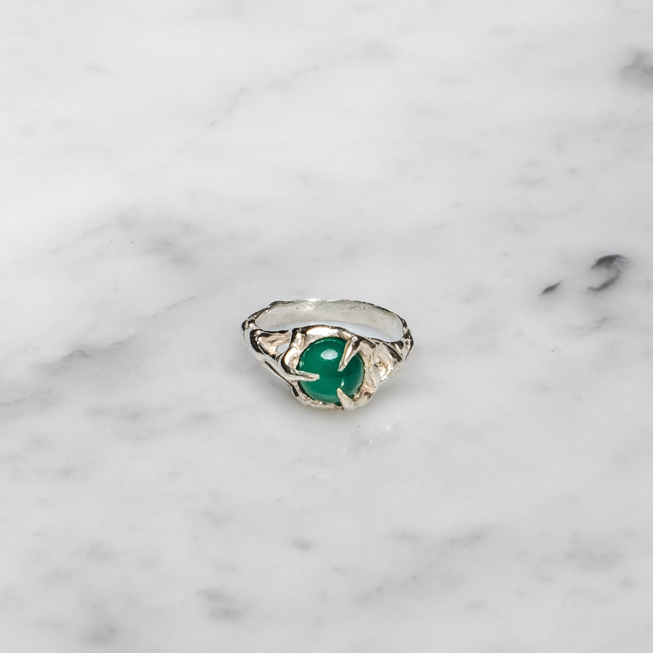 Inhóspita Anillo Ilusión Onix Verde