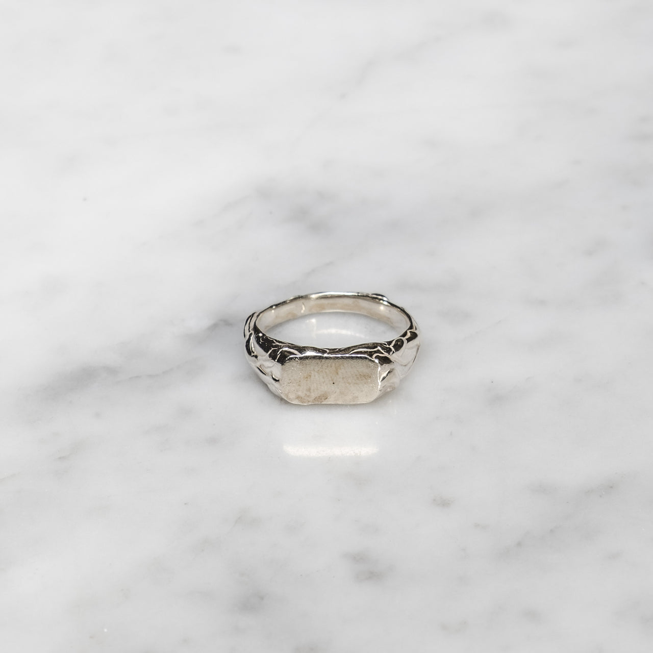 Inhóspita Anillo Sello Textura