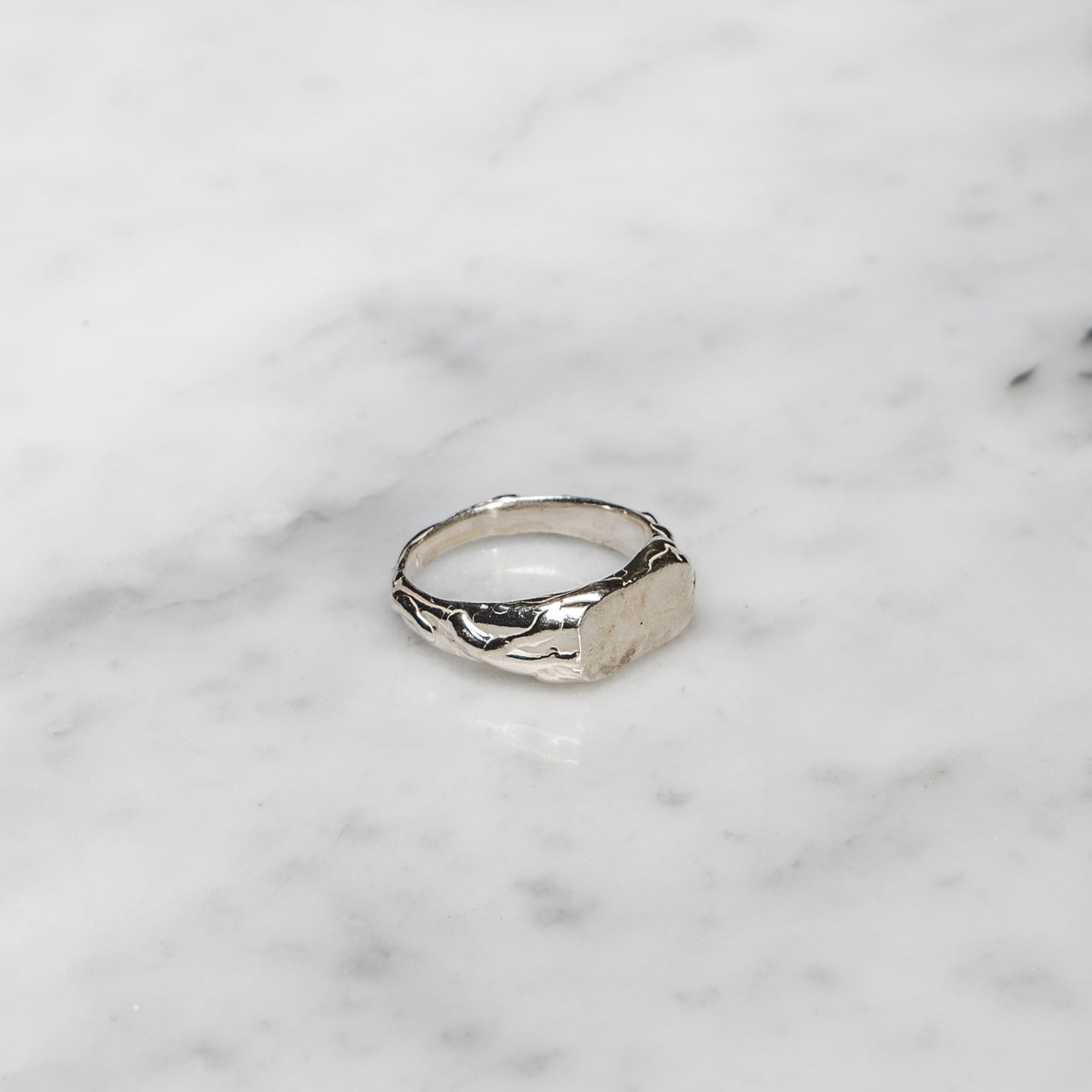 Inhóspita Anillo Sello Textura