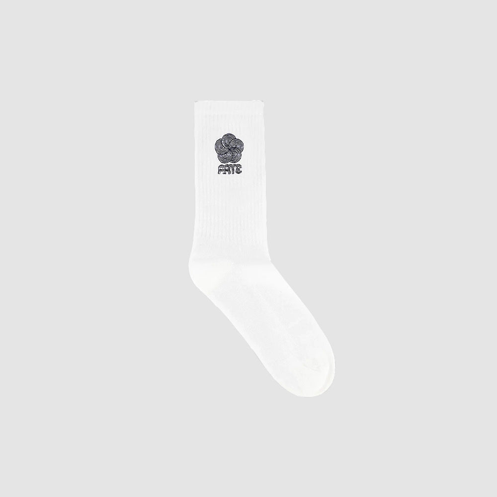 Arte Circle Socks - White