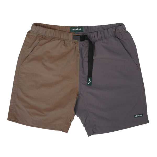 Duo Tone Sierra Climbing Shorts - Brown / Grey