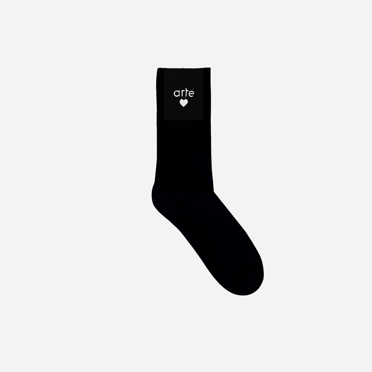 Basic Arte Heart Socks - Black