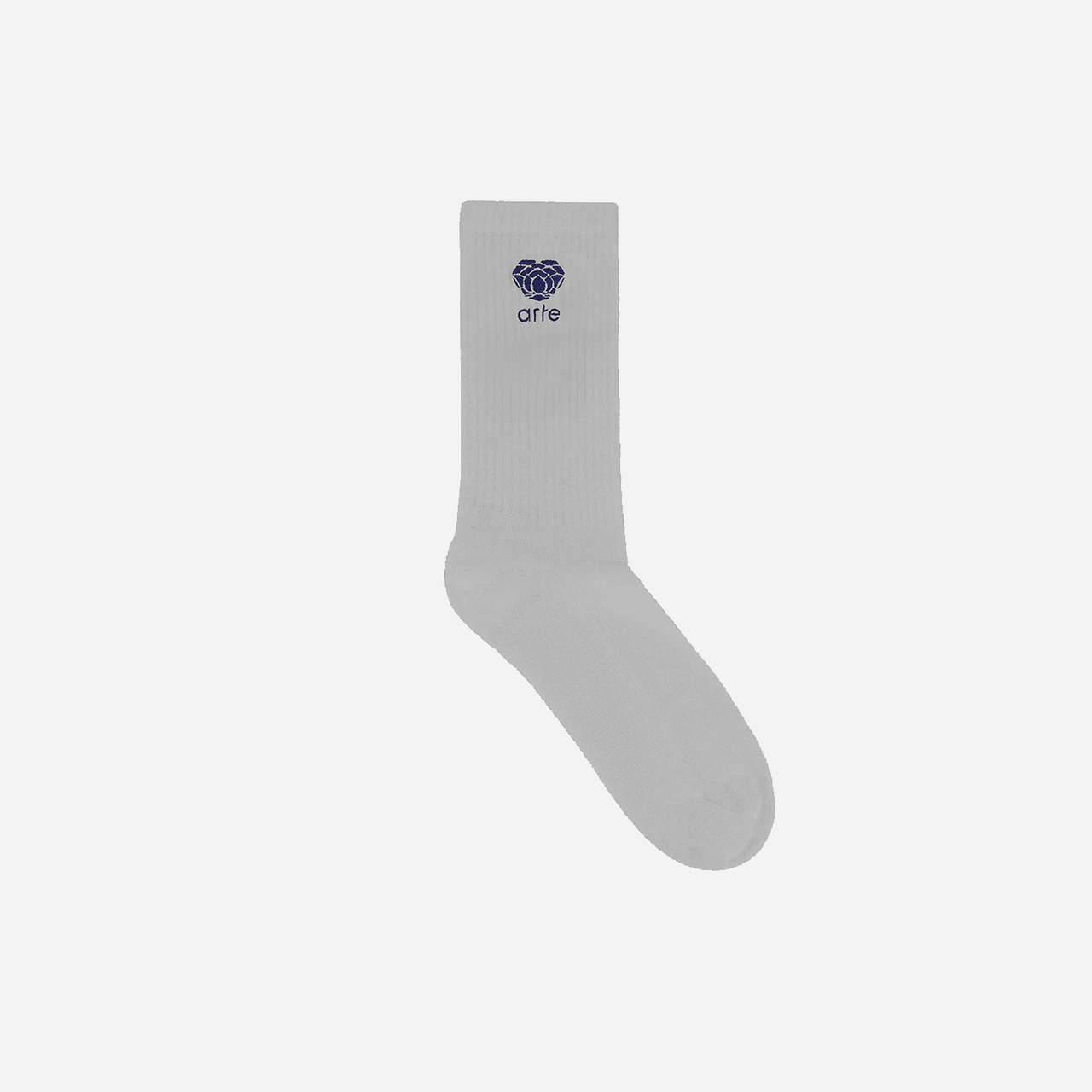 Heart Flower Logo Socks - Grey