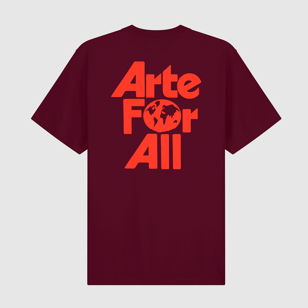 Arte For All T-Shirt - Bordeaux - M