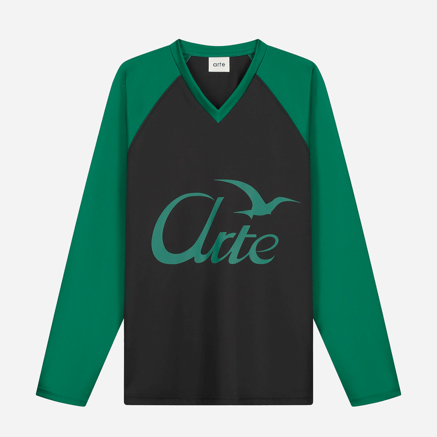 Arte Bird Logo Longsleeve - Green / Black