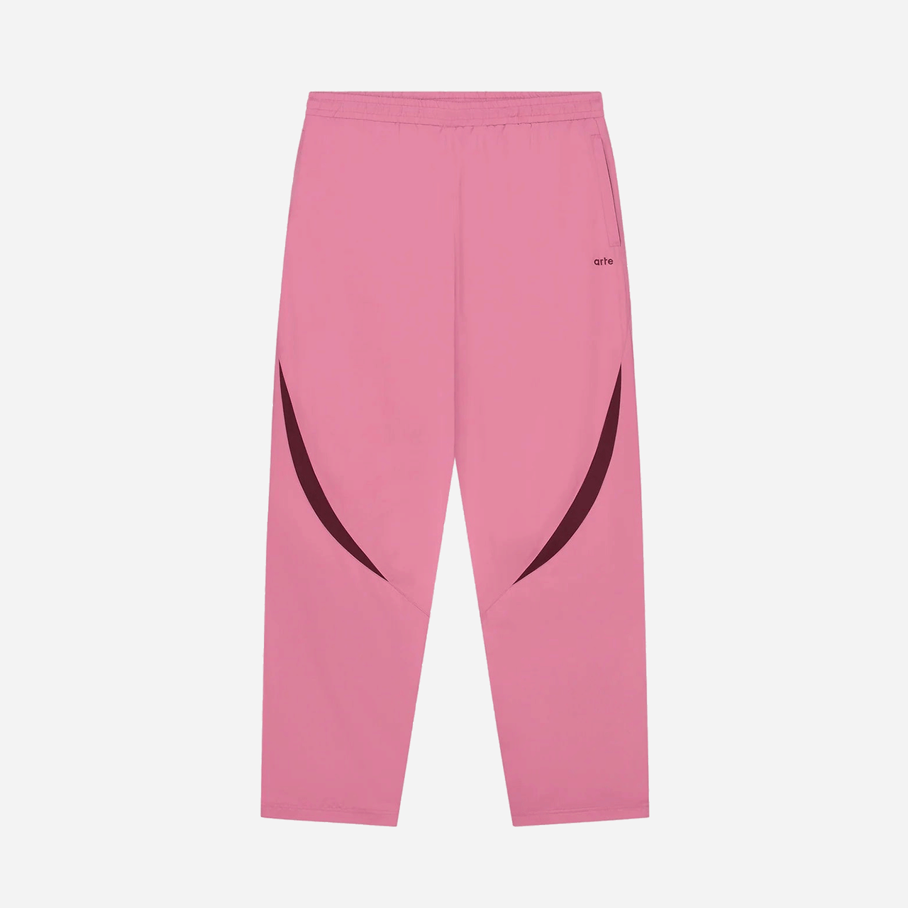 Two-tone Tracksuit Pants - Pink