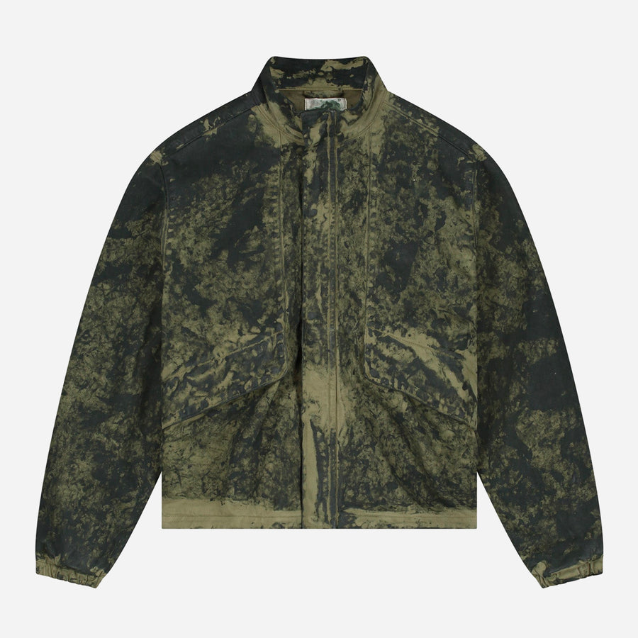 Arte Allover Paint Jacket - Green