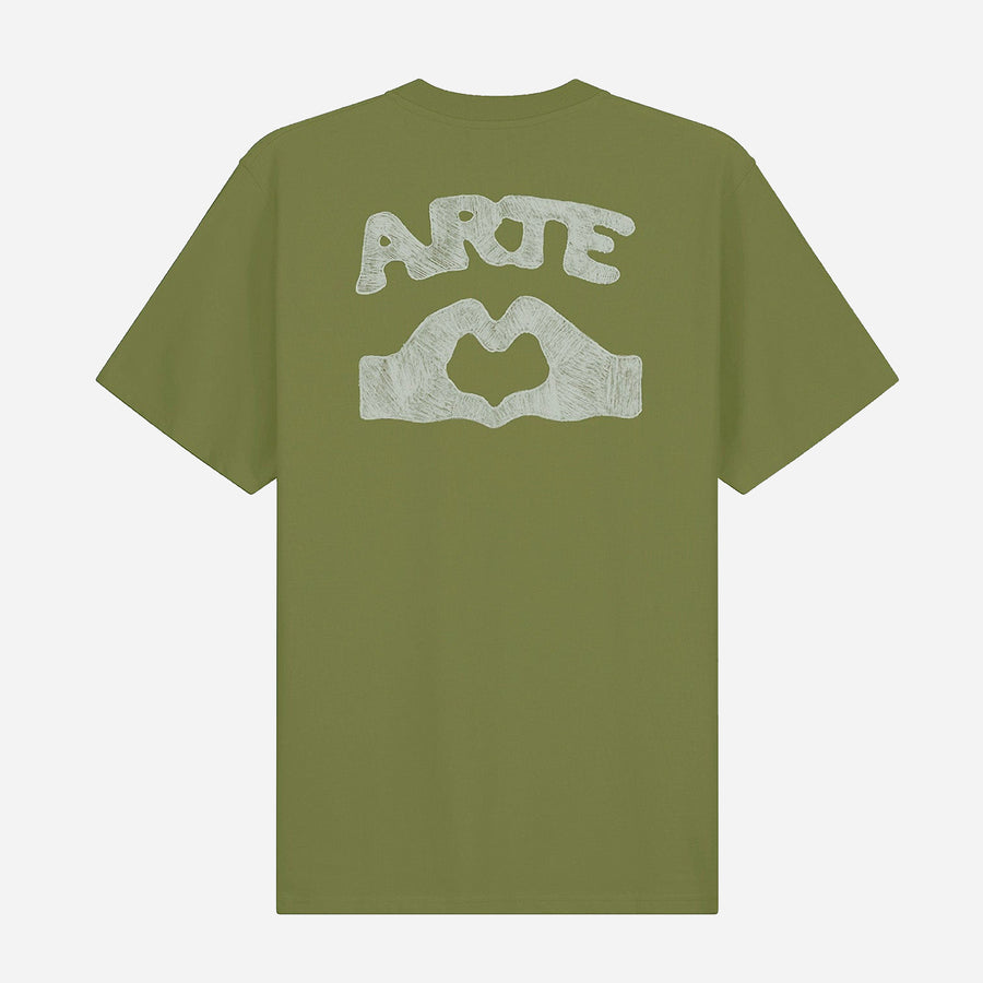 Arte Diels Scribble T-Shirt - Green