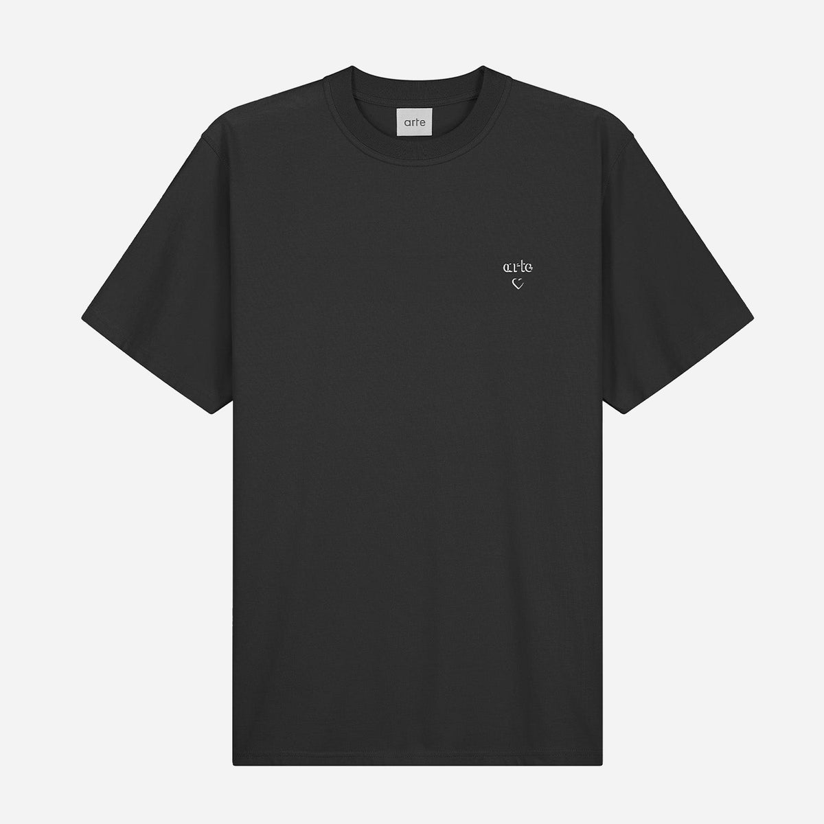 Arte Heart T-Shirt - Black - S