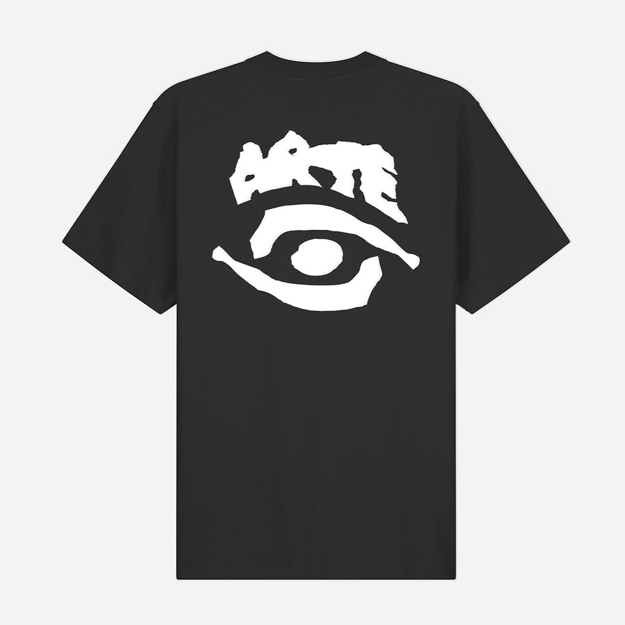 Arte Eye Print T-Shirt - Black
