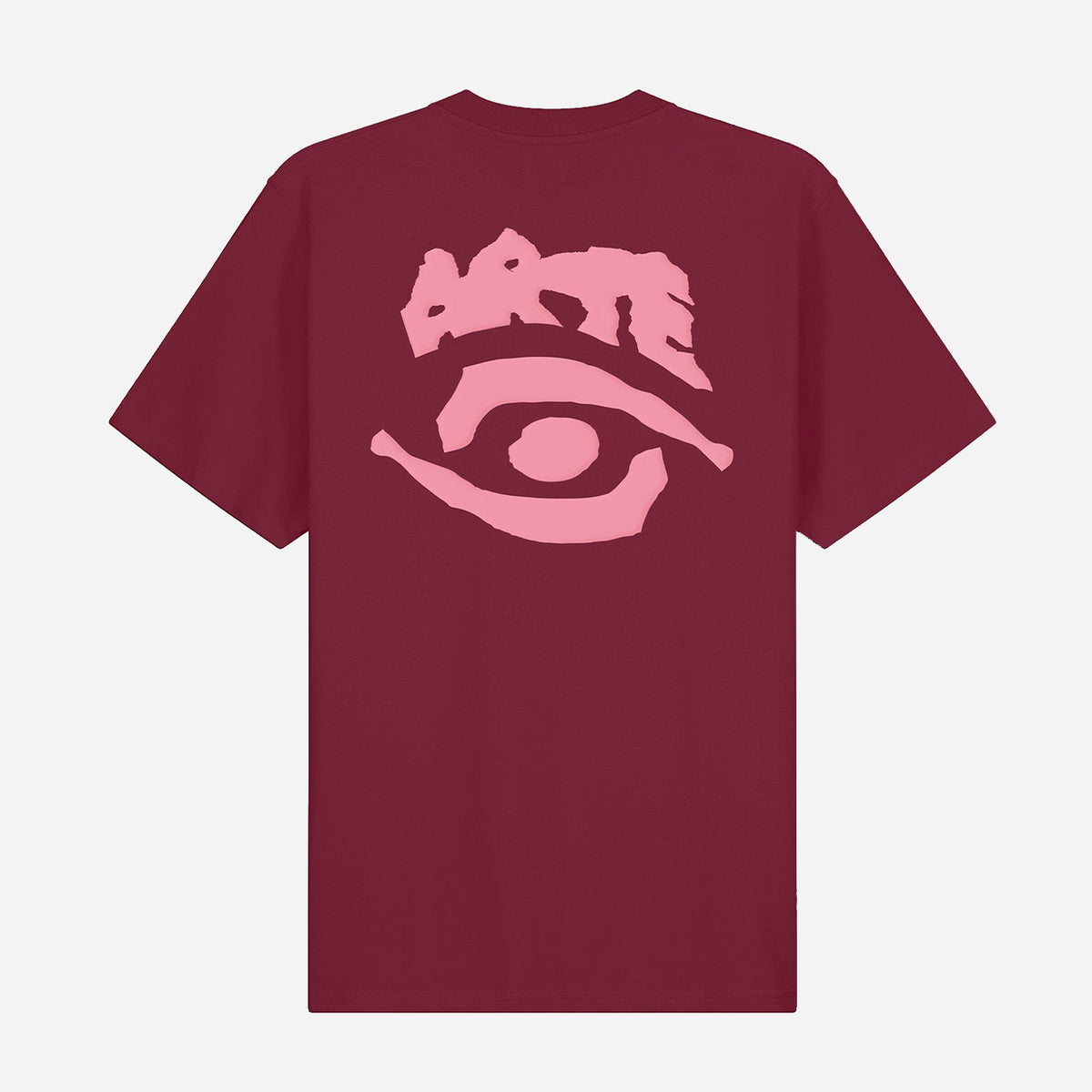Arte Eye Print T-Shirt - Bordeaux - M