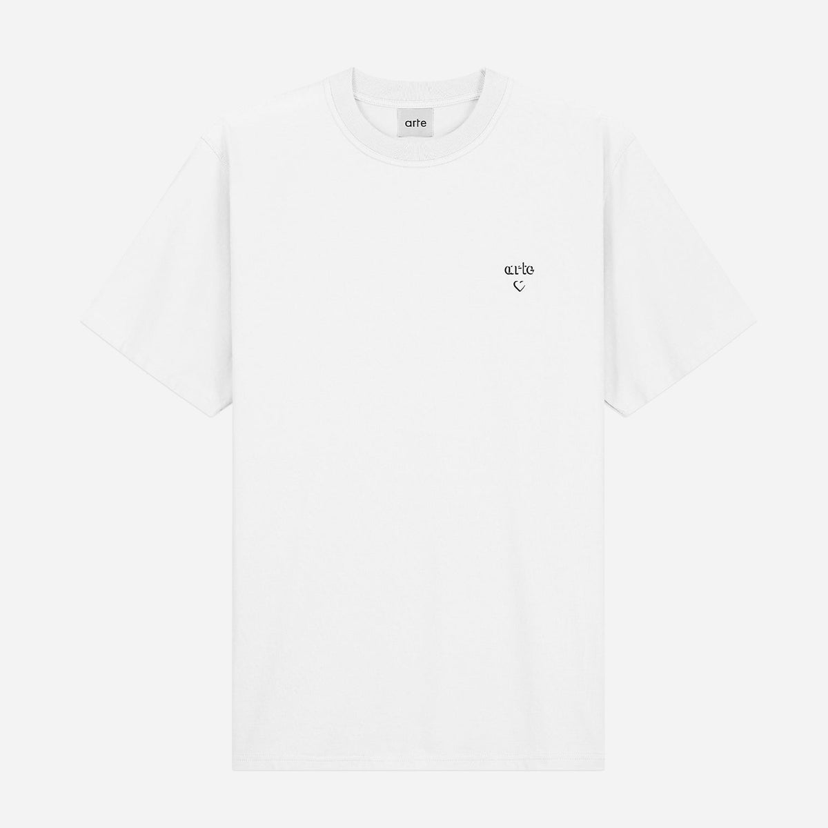 Arte Heart T-Shirt - White - M