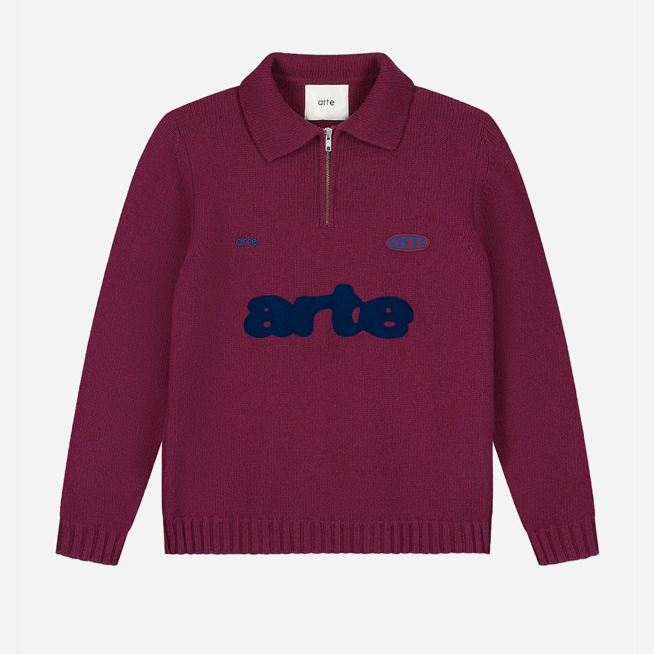 Arte Polo Knit - Bordeaux