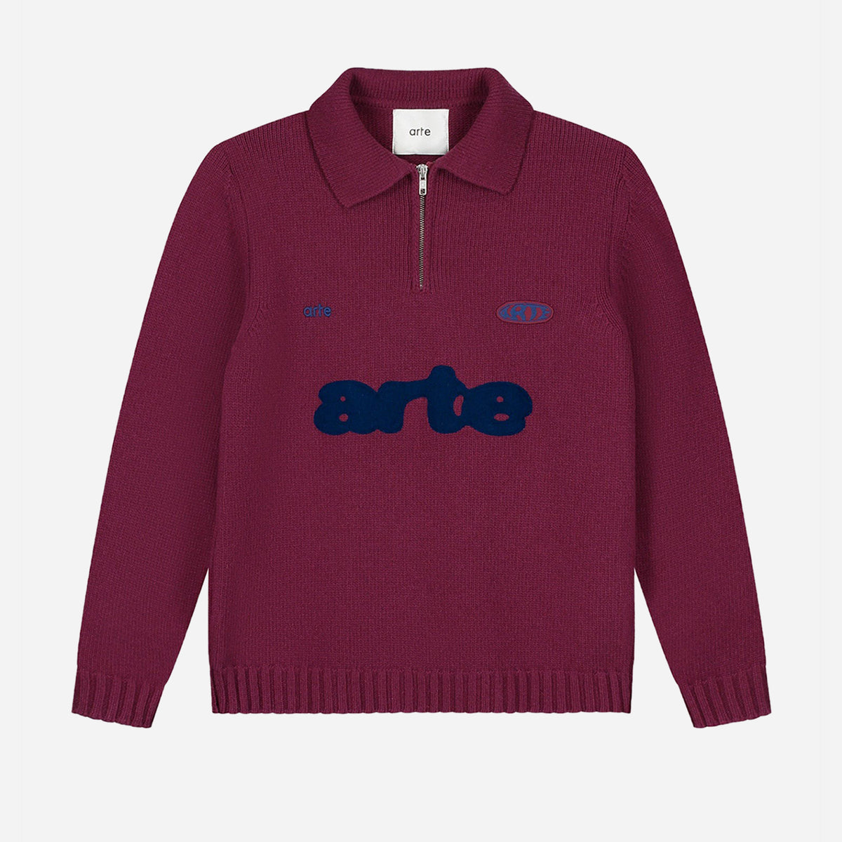 Arte Polo Knit - Bordeaux - M