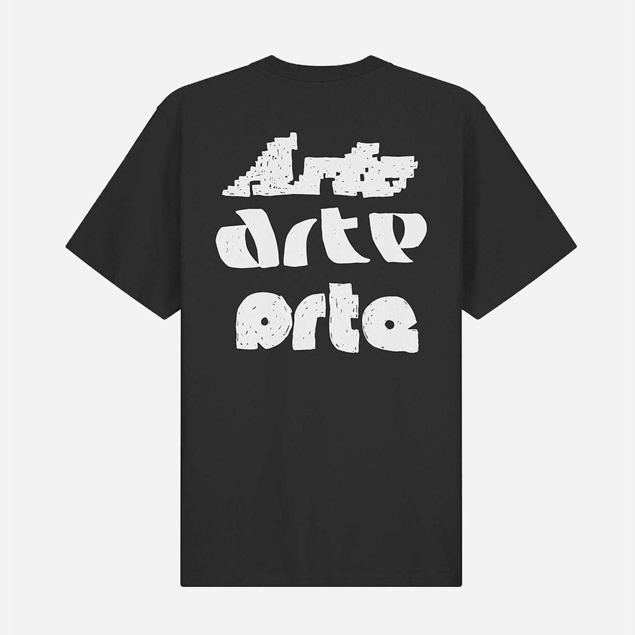 Arte Multi Arte Print T-Shirt - Black