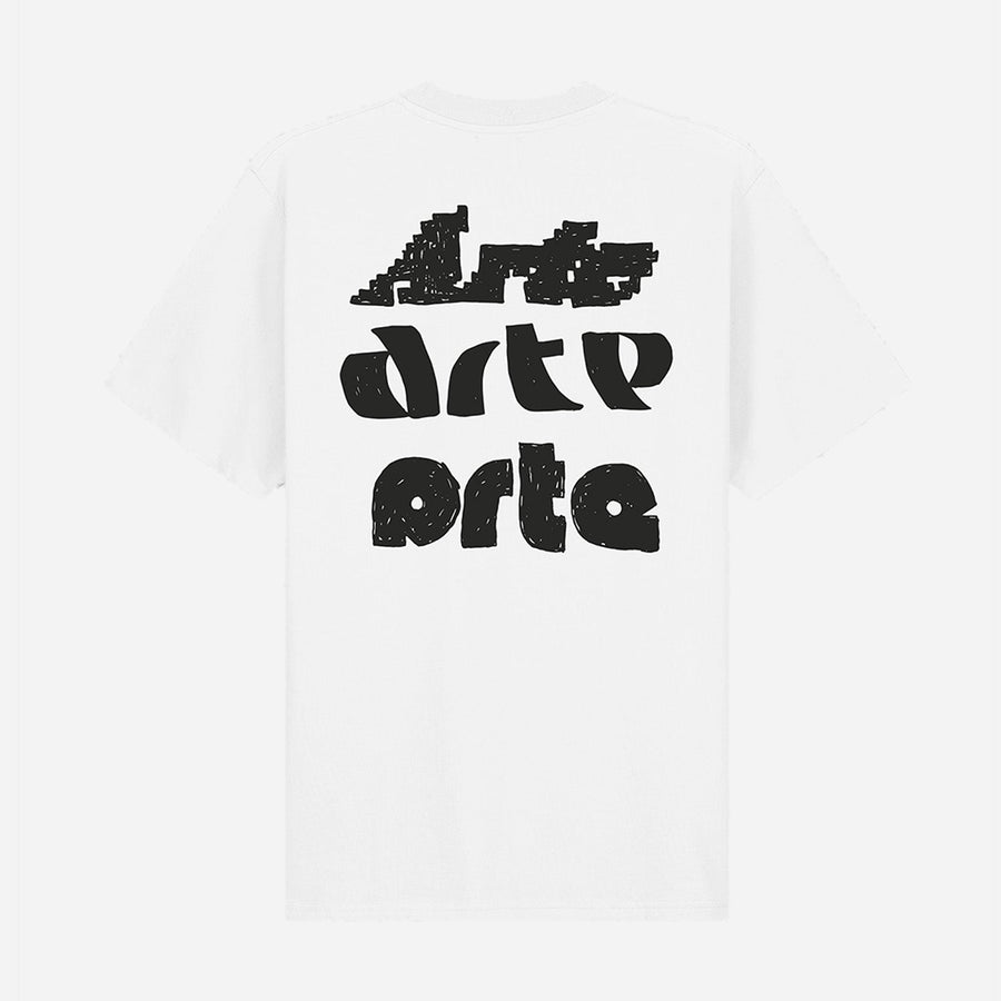 Arte Multi Arte Print T-Shirt - White