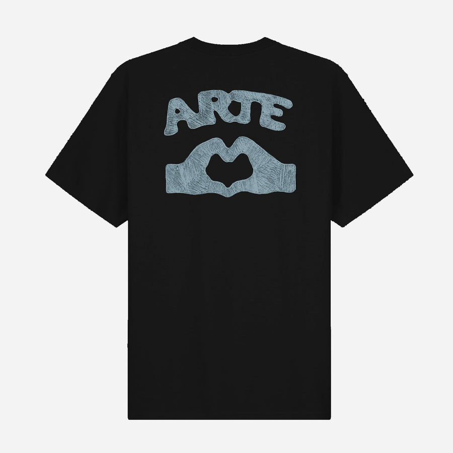 Arte Diels Scribble T-Shirt - Black