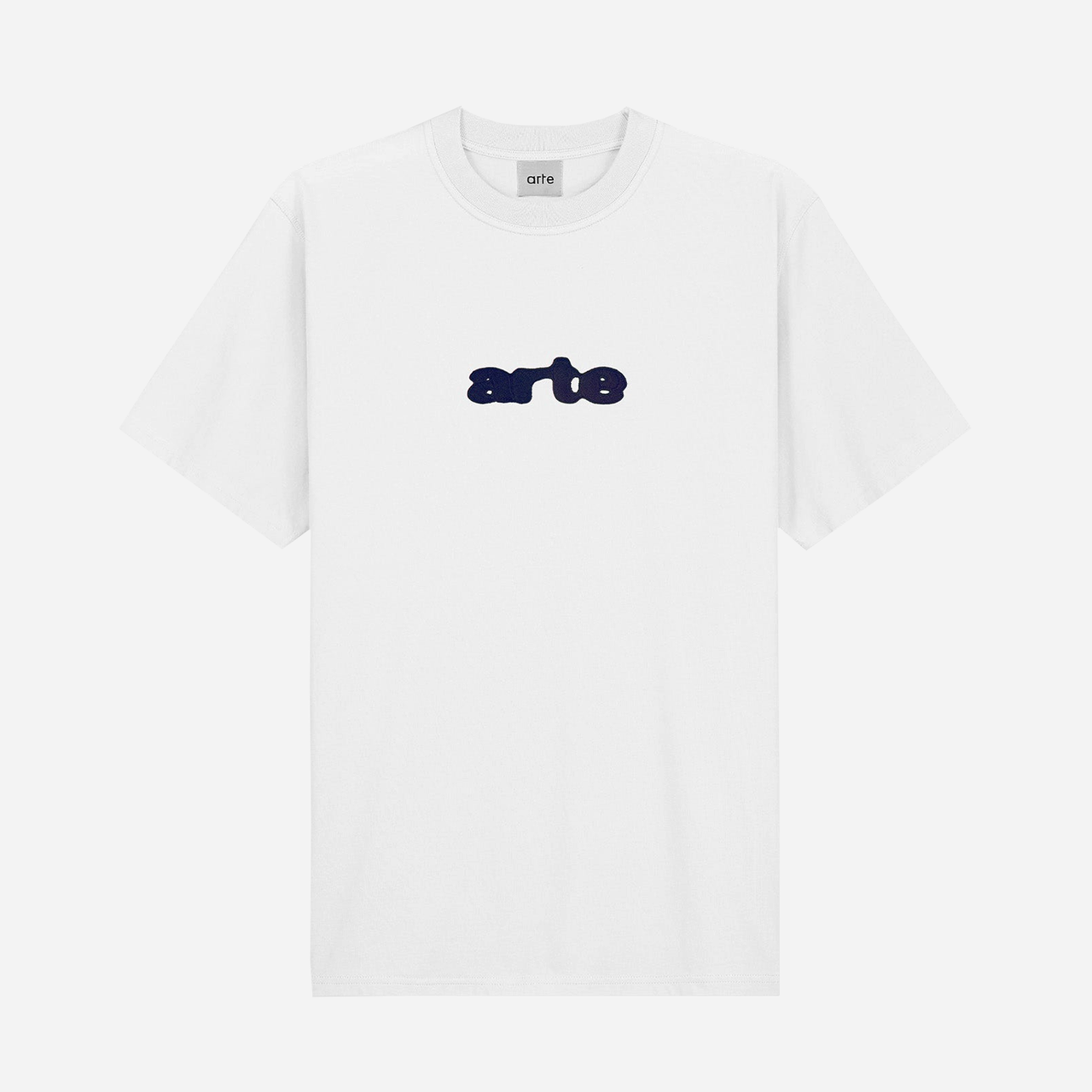 Blur Embroidery T-shirt - White