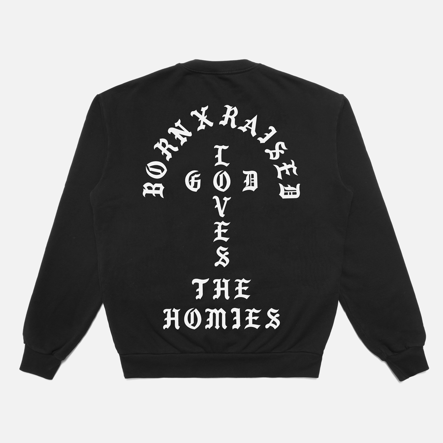 Born & Raised Unconditional Love Crewneck - Black