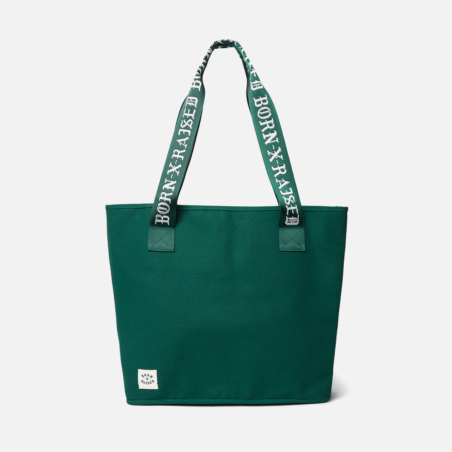Born & Raised Tote - Emerald Green