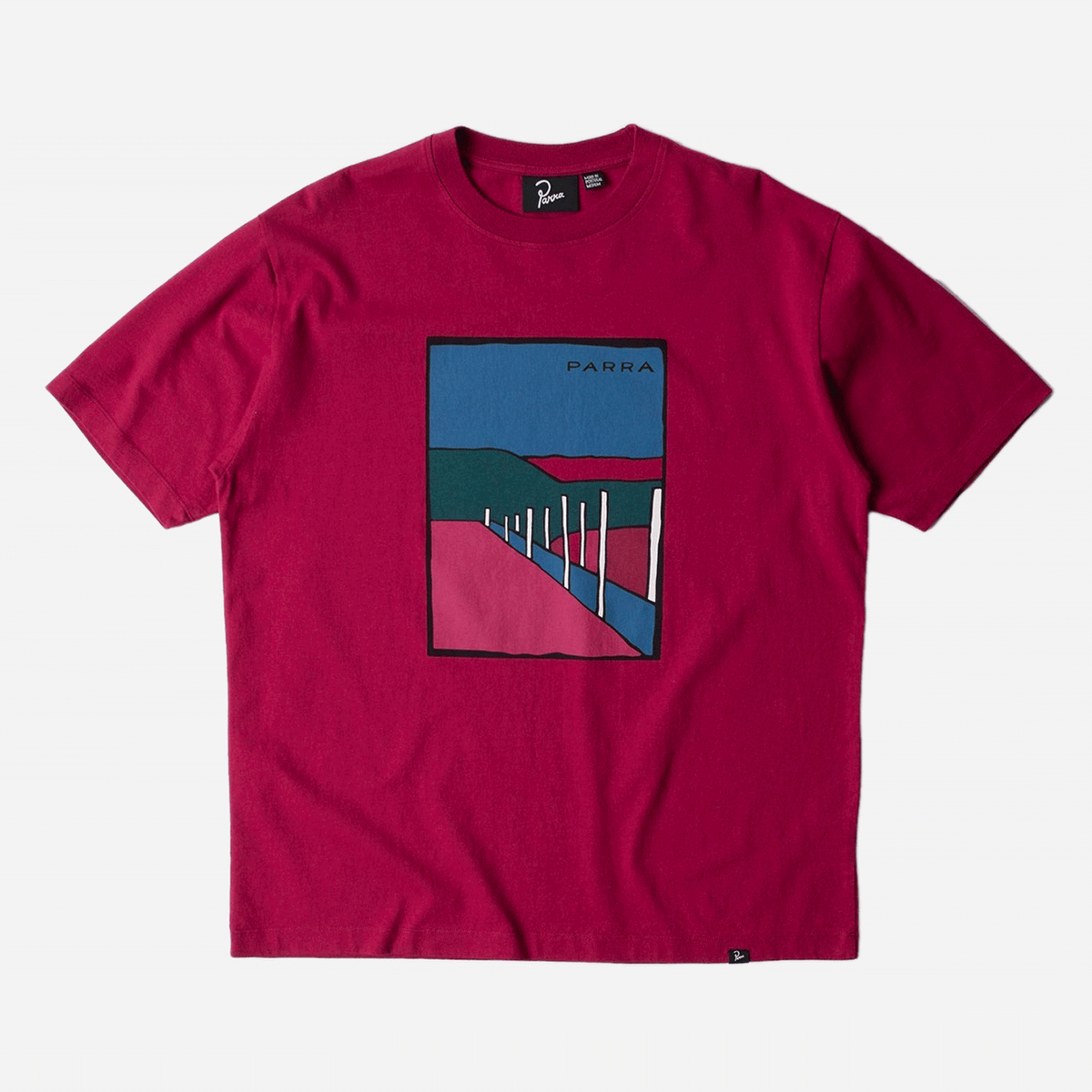 By Parra Beach Parking T-Shirt - Raspberry - S