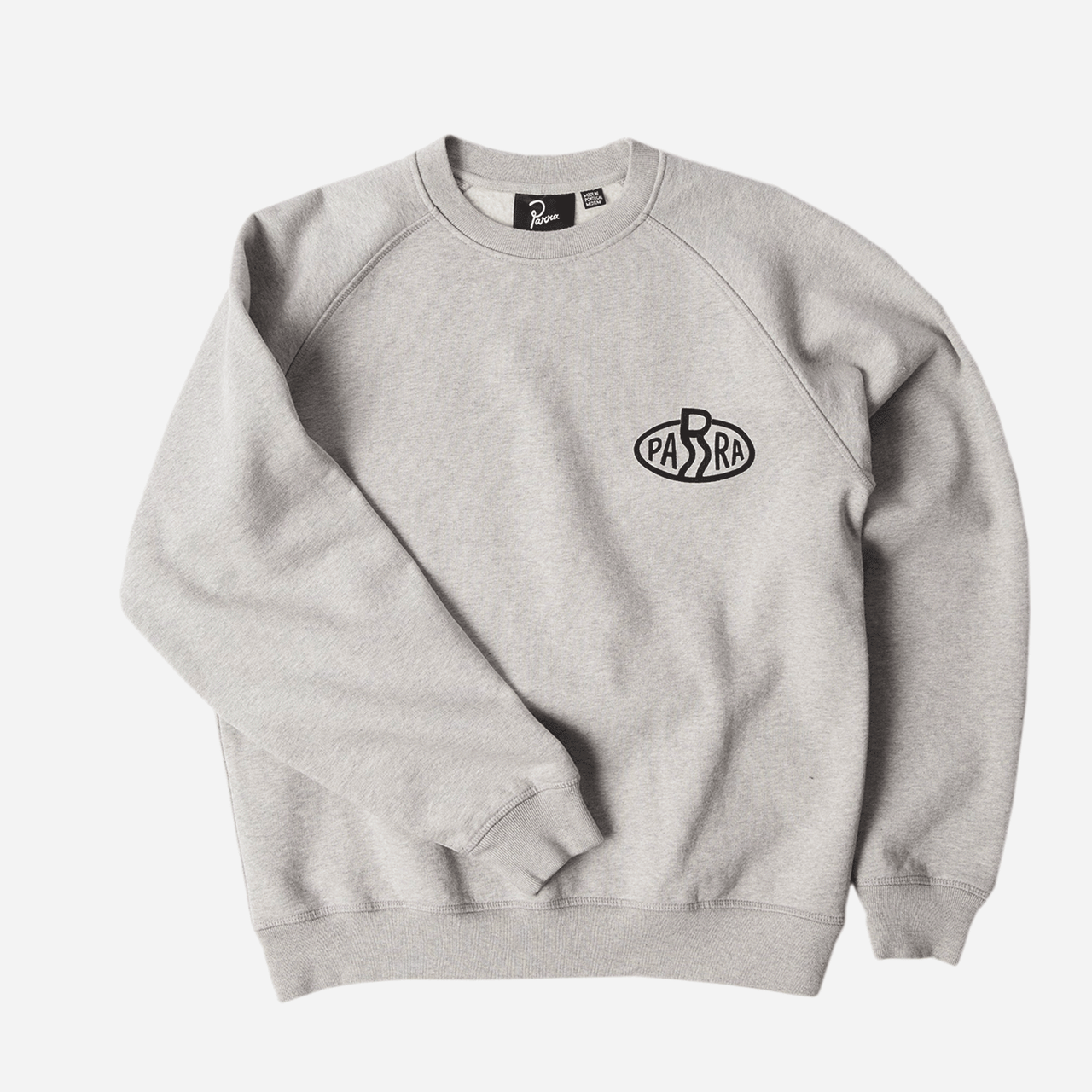 By Parra Legs Logo Crew Neck Sweatshirt - Heather Grey