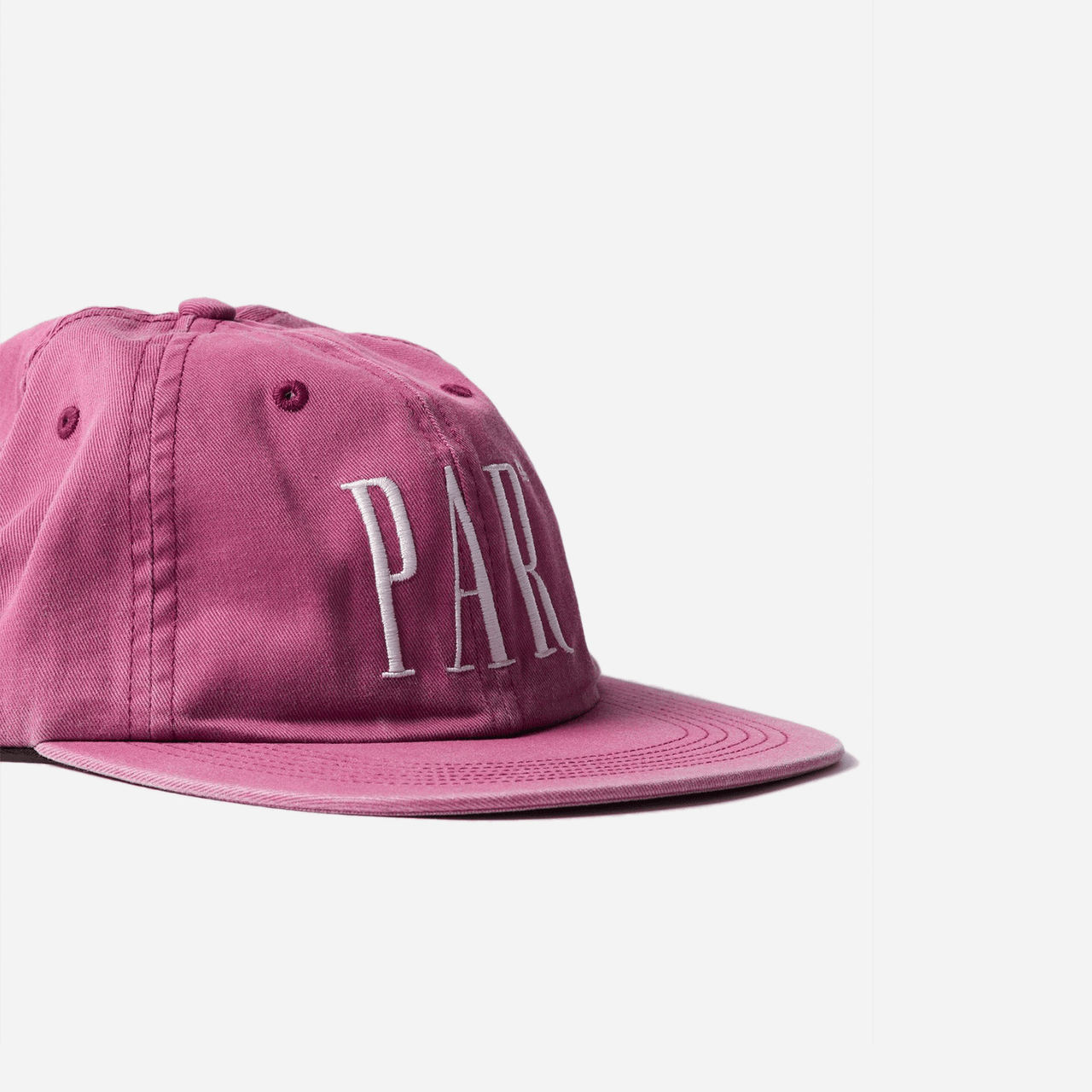 By Parra Store Logo 6 Panel Hat - Berry