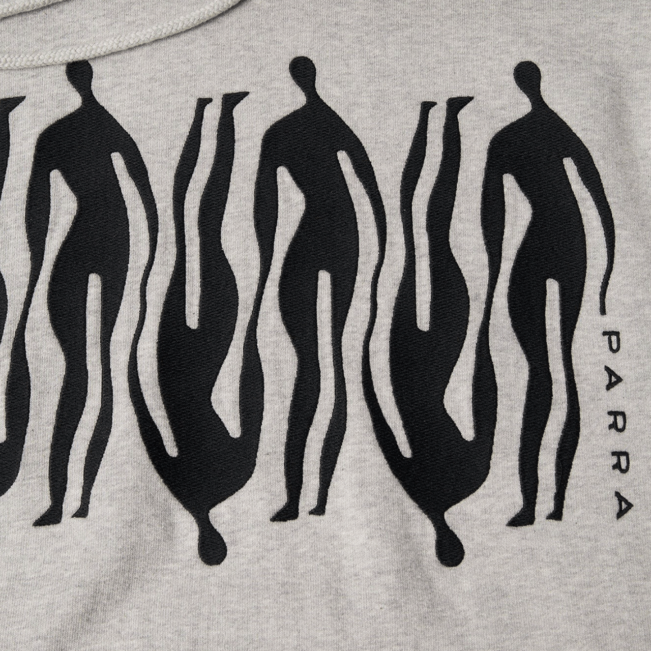 By Parra Connected Guy Hooded Sweatshirt - Heather Grey