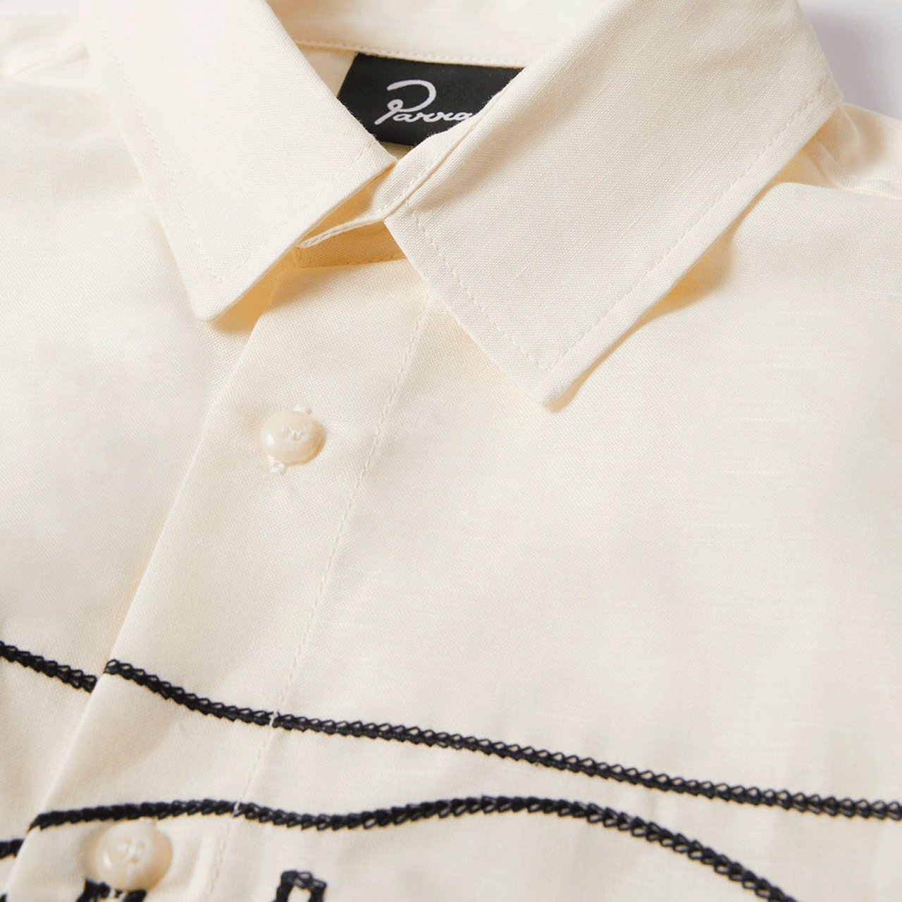By Parra The Dunes Short Sleeve Shirt - Off White