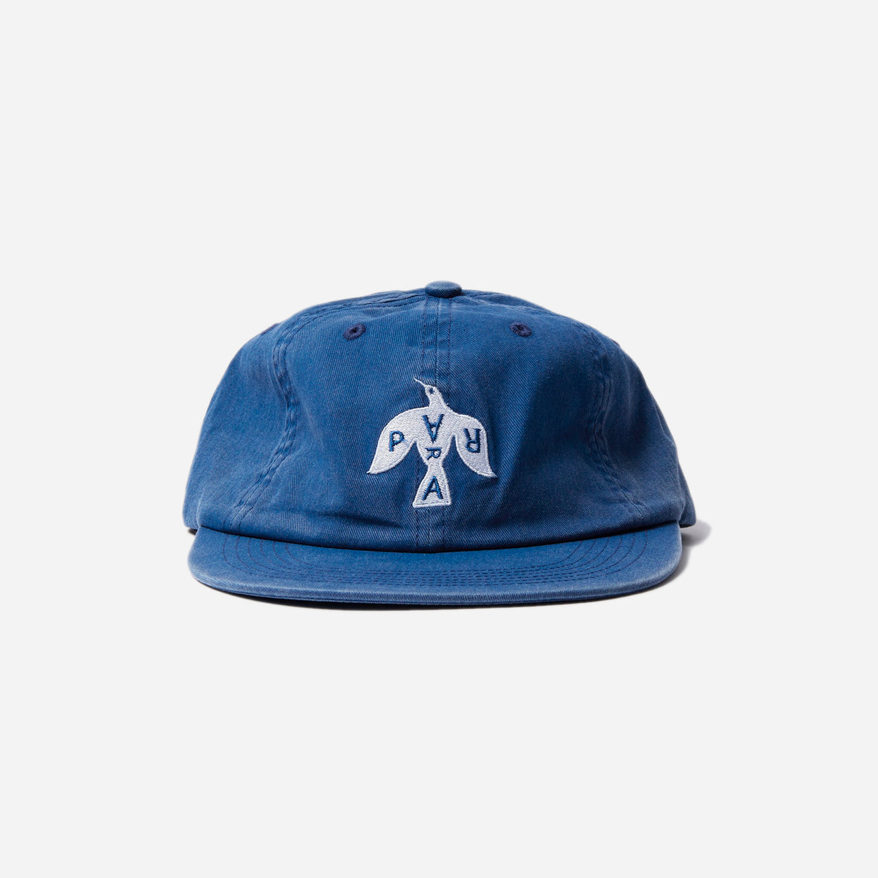 By Parra Crow Logo 6 Panel Hat - Blue